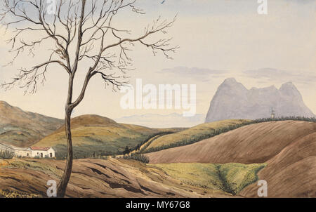 B1975.4.142 522 Le rocher de Gibraltar de l'Alameida à San Roque Banque D'Images