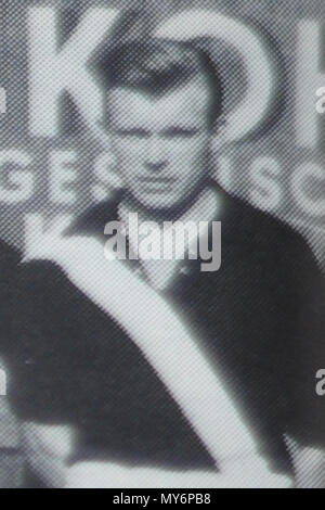 . Deutsch : Spielerfoto Anton Beran - SK Sturm Graz, 1955 . 24 juin 2015, 19:19:29. SK Sturm Graz 44 Anton Beran Banque D'Images