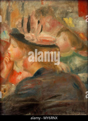 . Deutsch : Im Theatre . 1880 Renoir 451 Im Theatre Banque D'Images