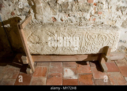 Iken Saxon Cross Banque D'Images