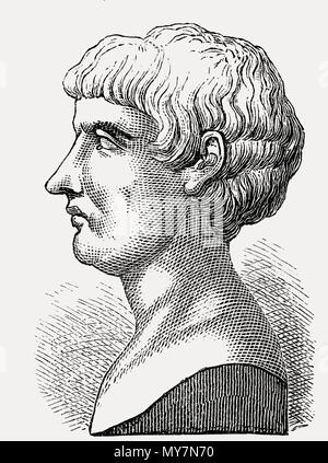 Gnaeus Pompeius Magnus, Pompée le Grand, 106 BC - 48 avant J.-C., leader politique de la République romaine tardive Banque D'Images