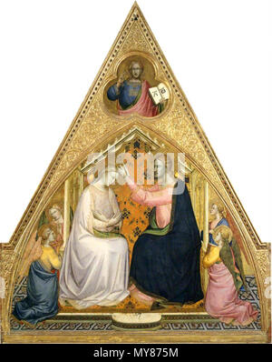 . Anglais : Lorenzo Monaco, couronnement de la Vierge, le Christ Rédempteur, 1388-90, Courtauld Institute of Art Gallery . 20 février 2016, 12:07:50. Lorenzo Monaco (vers 1370-vers 1425) Noms alternatifs Don Lorenzo Monaco, Lorenzo degli Angeli ( ?), nom de naissance : Pietro di Giovanni Description peintre italien, fresquiste et illuminateur manuscrit date de naissance/décès circa 1370 circa 1425 Lieu de naissance/décès sienne florence lieu d'église de Sainte Marie des Anges, Florence Le contrôle d'autorité : Q155376 : VIAF 65534709 ISNI : 0000 0000 8389 6076 ULAN : 500026261 RCAC : n87877097 Banque D'Images