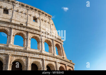 Vue panoramique du Colisée à Rome, Italie Banque D'Images