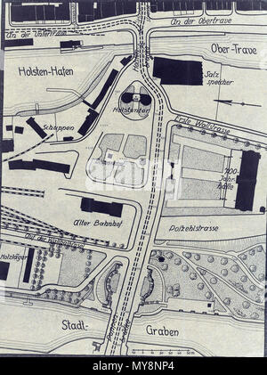 . Deutsch : Erwin Barth (1880-1933), Straßenzug Puppenbrücke- und zwischen Holsten, Ausgangszustand Stadtraums Lübeck : des Puppenbrücke zwischen Holsten- und im Grundriss 1:500, Maßstabsleiste. Lichtpause auf Karton, 80,30 x 61,20 cm (inkl. Scanrand). Architekturmuseum der technischen Universität Berlin Inv. N° 41216. L'année 1930. Erwin Barth (1880-1933) Description jardin designer allemand Date de naissance/décès 1880 1933 Lieu de naissance/décès Lübeck Berlin Charlottenburg lieu de travail ; le contrôle de l'autorité de Lübeck : Q100653 : VIAF 52786280 ISNI : 0000 0000 8382 8663 ULAN : 500230861 RCAC : Banque D'Images