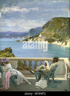 . (Лавери Джон англ. John Lavery) (1856-1941) - художник ирландский портретной пейзажной Мастер и, живописи.  = = = = = = = = = = = = = = = = = = Sir John Lavery RA (20 mars 1856 - 10 janvier 1941) était un peintre irlandais le plus connu pour ses portraits et scènes de guerre. www.youtube.com/watch ?v =yRaCb7czsQI . 22 novembre 2017, 06:03. Leonid Ll 491 Sir John Lavery 362 (38575982181) Banque D'Images