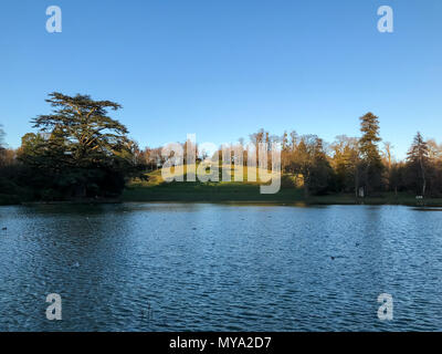 Claremont paysage de jardins, Surrey Banque D'Images