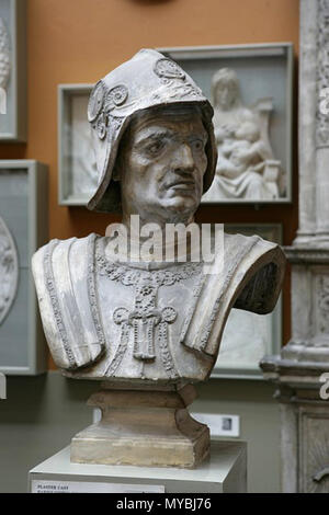 . Anglais : Andrea del Verrocchio . 13 juin 2012. Andrea del Verrocchio 91 Buste de Bartolommeo Colleoni Banque D'Images