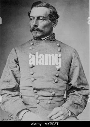 . Pierre Gustave Toutant de Beauregard, commandant de troupes confédérées qui attaque le fort Sumter en 1861. 19e siècle. Ce fichier n'est pas informations sur l'auteur. 96 Le capitaine Beauregard Banque D'Images