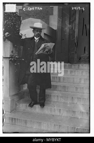 . Español : Fotos de Cipriano Castro (Presidente de Venezuela) depositadas en la Librería del Congreso de los EE.UU. División de imágenes y fotografías, Washington, D.C. 20540 USA . 1913. Cipriano Castro 1913-2 113 inconnu Banque D'Images