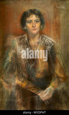 Emma 160 Toll-Porträtt av en ung kvinna Banque D'Images