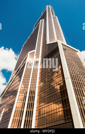 Le Mercure City Tower, Moscou, Russie. Photographié en août 2015. Banque D'Images