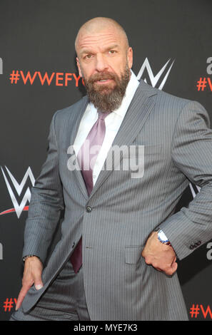 North Hollywood, CA. 6 juin, 2018. Paul Michael Levesque, alias Triple H, le tout premier WWE 'Emmy pour votre considération' Événement au Saban Media Centre à North Hollywood, Californie le 6 juin 2018. Credit : Faye Sadou/media/Alamy Punch Live News Banque D'Images