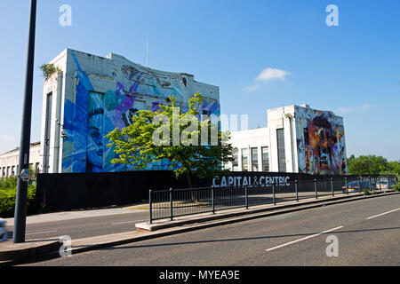 Edge Lane, Liverpool, Royaume-Uni. 7 juin, 2018. Les studios de Twickenham a signé une entente avec le promoteur Capital & Centric pour créer une base de 50 millions de livres dans le Nord de l'Edge Lane. Le plan permettrait de voir deux nouveaux stades sonore construite à côté de l'ancien bâtiment Piscines Littlewoods, d'ateliers, d'une armoire et d'aires de stockage prop serait ouvert à l'intérieur de l'immeuble art déco. Liverpool est l'une des destinations les plus populaires. Capital & Centric espère que, lorsqu'il est plein le complexe pourrait aider le personnel de la chambre 570 appuyer certains de 2 000 emplois localement et mettre l'économie locale un £124m boost. Credit : Ken Biggs/Alamy Live News. Banque D'Images