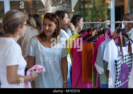 Monza, Italie. Juin 2018, 5ème. Barth Italia charity event : cocktail, afin de recueillir des fonds au profit de la Barth syndrome association Credit : paysages italiens/Alamy Live News Banque D'Images