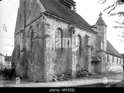 200 Félix Martin-Sabon église Saint-Denis de Bornel 02 Banque D'Images