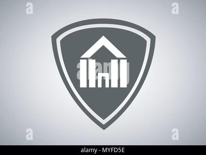 Vector design de logo immobilier Illustration de Vecteur