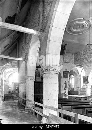 200 Félix Martin-Sabon église Saint-Denis de Bornel 09 Banque D'Images