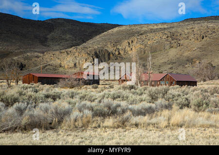 Tule Lake Camp, lac Tule - UNITÉ DE LA DEUXIÈME GUERRE MONDIALE La vaillance dans la Pacific National Monument, Californie Banque D'Images