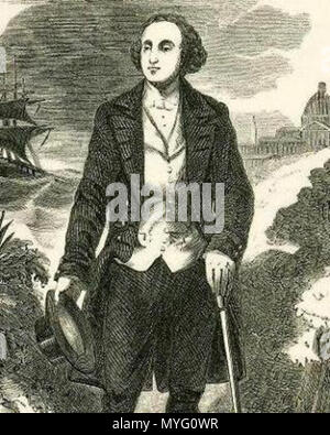 . Anglais : George Cabot, gravure de "Souvenirs d'une vie, ou les hommes et les choses, j'ai vu,' par Samuel Griswold Goodrich ; Miller, Orton & Mulligan, New York & Auburn, 1856 . Ce fichier n'est pas informations sur l'auteur. 206 George Cabot Banque D'Images