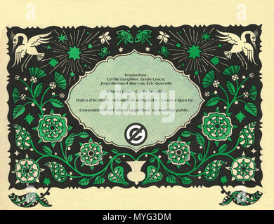 . English : Grimm, le voyage du Petit Poucet par Hermann Stockmann (1867-1938), 1925 : page de couverture en français, montage Cyrille Largillier. 5 mai 1925. Hermann Stockmann (1867-1938) 220 Grimm,Le-voyage-du-petit-poucet-15 Banque D'Images