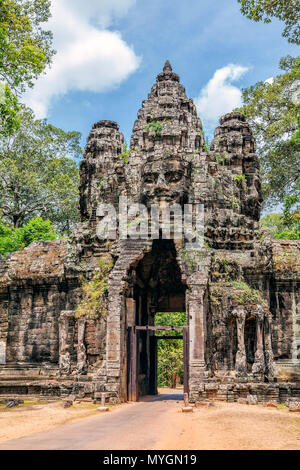 Les ruines de Ta Prohm temple au Cambodge Banque D'Images