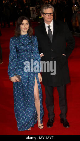 Feb 06, 2018 - Rachel Weisz et Colin Firth assister à 'la miséricorde' Première Mondiale au Curzon Mayfair à Londres, Angleterre, RU Banque D'Images