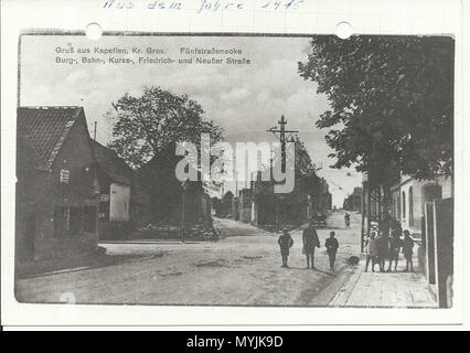 . Deutsch : Kapellen von Postkarte aus dem Jahr 1915 . 27 avril 2014, 15:43:54. 291 Inconnu Kapellen1915 Banque D'Images