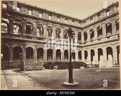 . Anglais : Les ruines de Paris et de ses environs 1870-1871 : 100 Photographies : Premier Volume. Par A. Liébert, texte par Alfred d'Aunay. Auteur : Alfred d'Aunay (Français) Date : 1870-71 Médium : Épreuve épreuves à partir de négatifs sur verre Dimensions : env. : Images 19 x 25 cm (7 1/2 x 9 13/16 in.), ou les supports de marche arrière : 32,8 x 41,3 cm (12 15/16 x 16 1/4 in.), ou l'inverse de la ligne de crédit Classification : Albums : Joyce F. Menschel Fonds Bibliothèque Photographie 2007 NUMÉRO D'ACCESSION : 2007.454.1.1-.33 . 1870-71. Alphonse Liébert J. (Français, 1827-1913) 321 Les ruines de Paris et de ses environs, 1870-1871 Banque D'Images