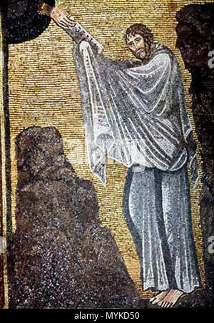 . Moïse avec les Dix Commandements. 6ème siècle. anonimus 368 Moisei St.Catherin Sinai Banque D'Images