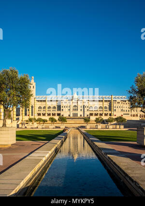 Lluis Companys Stade olympique de Montjuic à Barcelone, Catalogne, Espagne Banque D'Images