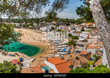 Llafranc, Costa Brava, Catalogne, Espagne Banque D'Images