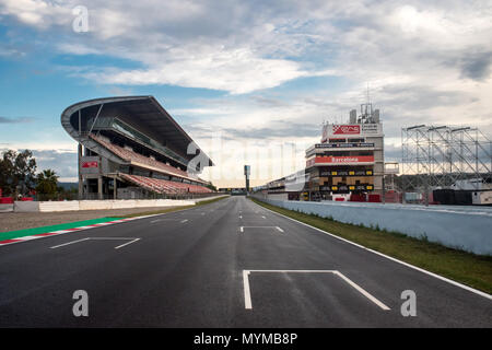 Circuit de Barcelona-Catalunya, motorsport à Montmeló, Barcelone, Catalogne, Espagne. Banque D'Images