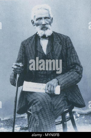 . Nicolaas Waterboer. Leader du peuple Griqua de Griqualand ouest dans la cape. Une photographie des personnes âgées chef à partir des années 1800. 23 mars 2011 (date) Photographie des années 1800. Le microcosme. South African Library Anon. 386 Nicolaas Waterboer - chef Griqua et politicien de la Colonie du Cap Banque D'Images