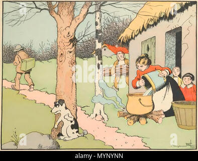 444 Rabier - Les petites misères de la vie des animaux, Garnier 013 Banque D'Images