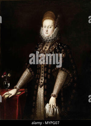 . Anglais : Portrait de Margherita Gonzaga d'Este, duchesse de Ferrare (1593), de Jacopo Ligozzi. Au Musée National d'Art Ancien, Lisbonne. Português : Retrato de Margarida Gonzaga d'Este, Duquesa de Ferrare (1593), por, Jacopo Ligozzi. No Museu Nacional de Arte Antiga, Lisboa. 1593. , Jacopo Ligozzi (1547-1627) peintre italien Description botanique et illustrator Date de naissance/décès 1547 1627 Lieu de naissance/décès Florence Vérone Vérone lieu de travail (1566 - 1567), Venise (1567 - 1575) ; Florence (1575 - 1626) le contrôle d'autorité : Q1337128 : VIAF 46750228 ISNI : 0000 0001 2130 8790 Banque D'Images