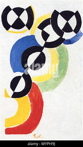 . Anglais : le rythme . vers 1932 457 Robert Delaunay - Rythme IV - c. 1932 - collection privée Banque D'Images