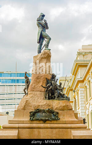 Guayaquil, Équateur : 17 avril, 2016 : c'est le monument à Antonio José de Sucre y Alcala à Guayaquil en Equateur. Il a été l'indépendance vénézuélienne Banque D'Images