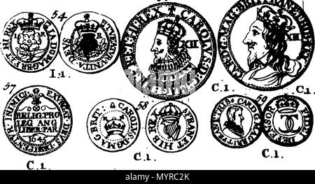 . Anglais : fleuron de livre : Un compte rendu historique de l'argent anglais, à partir de la conquête, à l'heure actuelle, y compris ceux de l'Écosse, de l'union des deux royaumes dans King James I. La deuxième édition, avec beaucoup d'ajouts et améliorations, des tables d'or et d'argent l'argent, et six nouvelles coupes. Par Stephen Martin-Leake, Esq, Clarenceux, roi d'armes. 335 Un compte rendu historique de l'argent Anglais Fleuron T148511-38 Banque D'Images