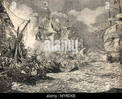 Défaite de l'Armada espagnole, 1588 Banque D'Images