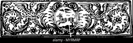 . Anglais : Fleuron du livre : une copie exacte du dernier testament, de Sir Thomas Gresham, Kt. À laquelle sont ajoutés, une diminution d'une loi du Parlement, adoptée à la vingt troisième de Q. Elizabeth, en l'an 1581, pour la meilleure exécution de l'de Sir Thomas Gresham, Kt. Comme aussi des comptes publics concernant l'Gresham College ... 331 Une copie exacte du dernier testament, de Sir Thomas Gresham, fleuron de l'AC T033614-3 Banque D'Images