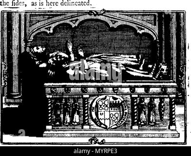 . Anglais : fleuron de livre : un compte historique et généalogique de la famille noble de Greville, à l'époque de François, l'actuel comte Brooke, et comte de Warwick dont l'histoire et la succession des plusieurs comtes de Warwick depuis la conquête normande ; et quelque compte de Warwick Castle. 337 un compte historique et généalogique de la famille noble de Greville Fleuron T136754-13 Banque D'Images