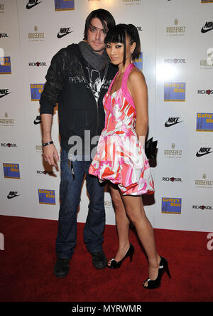 Bai Ling et Brandon - 5e Ann. Cathy's Kids Organisation au Roosevelt Hotel de Los Angeles.SE  Brandon 11 Événement dans la vie d'Hollywood, Californie - Red Carpet Event, USA, Cinéma, Célébrités, photographie, Bestof, Arts, Culture et divertissement, Célébrités, Mode de vie meilleure, Hollywood, événement dans la vie d'Hollywood, Californie - Tapis rouge et en coulisses, musique, célébrités, Topix en couple, en famille (mari et femme) et les enfants - les enfants, frères et sœurs, tsuni@Gamma-USA.com Tsuni enquête de crédit / USA, 2006 à 2009 Banque D'Images