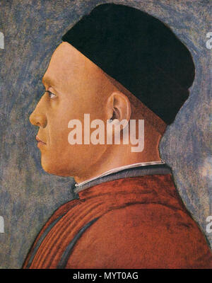 . Portrait d'un homme . circa 1470 356 Andrea Mantegna - Portrait d'un homme - WGA13962 Banque D'Images