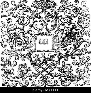 . Anglais : Fleuron du livre : Anno Regni Georgii Regis Magn ? Britanni ?, Franci ?, & Hiberni ?, nono. Au Parlement européen commencé et Holden à Westminster, le neuvième jour d'octobre, Anno Dom. 1722. Dans la neuvième année du règne de notre Seigneur souverain George, par la grâce de Dieu, de Grande-Bretagne, de la France et de l'Irlande, le Roi, défenseur de la foi, &c. en cours de la première session de la présente législature. 361 Anno Regni Georgii Regis Magn Fleuron N050234-35 Banque D'Images