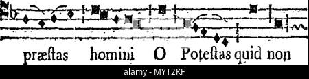 . Anglais : Fleuron du livre : antiennes qui se chantent alors que le Saint Sacrement est exposé dans l'église de l'anglais les Dames de Sainte Claire, à l'aire en Artois. 367 antiennes qui se chantent alors que le Saint Sacrement est exposé dans l'église de l'anglais les Dames de St Fleuron T065391-5 Banque D'Images