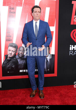 Los Angeles, USA. 7 juin, 2018. L'acteur Ed Helms assiste à la Warner Bros Pictures et New Line Cinema présente la première mondiale de 'Tag' le 7 juin 2018 au Regency Village Theatre de Los Angeles, Californie. Photo de Barry King/Alamy Live News Banque D'Images