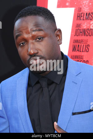 Los Angeles, USA. 7 juin, 2018. Hannibal Buress acteur assiste à la Warner Bros Pictures et New Line Cinema présente la première mondiale de 'Tag' le 7 juin 2018 au Regency Village Theatre de Los Angeles, Californie. Photo de Barry King/Alamy Live News Banque D'Images