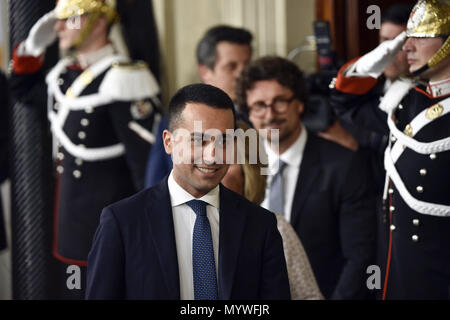 Consultations au Palais du Quirinal à Rome, Italie Avec : Luigi Di Maio Où : Rome, Italie, Italie Quand : 07 mai 2018 Credit : IPA/WENN.com **Uniquement disponible pour publication au Royaume-Uni, USA, Allemagne, Autriche, Suisse** Banque D'Images