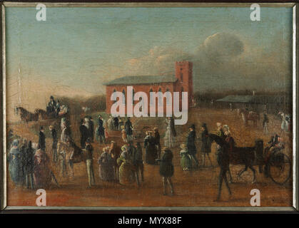 . La peinture de paysage anglais : église à Port Macquarie, New South Wales, Australie . Entre 1832 et 1842. Joseph Backler (1813-1895) peintre australien Description Date de naissance/décès 24 MAI 1813 22 octobre 1895 Lieu de naissance/décès Londres Sydney contrôle d'autorité : Q16153246 2 Eglise St Thomas', Port Macquarie, 1832-1842 Joseph Backler a7469002h Banque D'Images