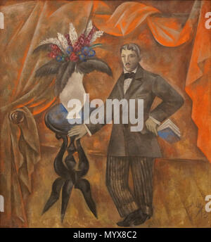 . Anglais : Alexandre Chevtchenko (1883-1948), Portrait d'un poète (1913), huile sur toile, nouvelle Galerie nationale Tretiakov, Moscou, Inv. 11958 . 26 mai 2018, 13:45:54. Comme indiqué dans le titre 8 Alexander Shevchenko (1883-1948), Portrait d'un poète (1913), huile sur toile, nouvelle Galerie nationale Tretiakov, Moscou, Inv. 11958 Banque D'Images